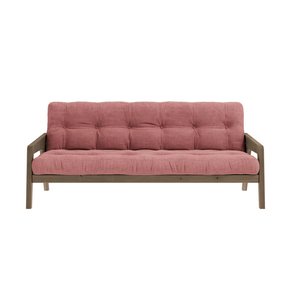 Karup Design SAISIR CAROBE LAQUÉ W. MATELAS MIXTE 5 COUCHES SORBET ROSE