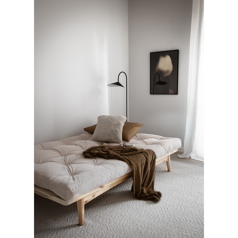 FOLK CLAIR LAQUE W. MATELAS MIXTE 5 COUCHES IVOIRE