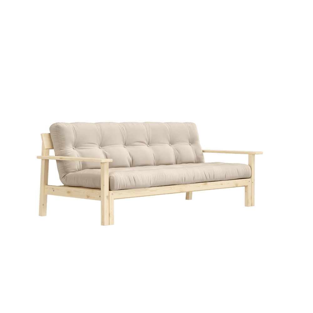 Karup Design UNWIND KLARLACKIERT MIT 5-SCHICHT-MISCHMATRATZE BEIGE