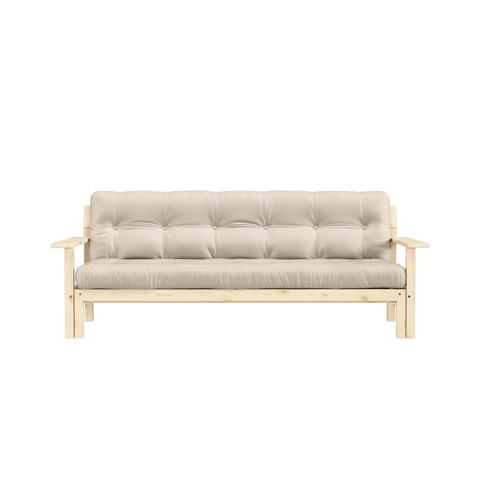 Karup Design UNWIND KLARLACKIERT MIT 5-SCHICHT-MISCHMATRATZE BEIGE