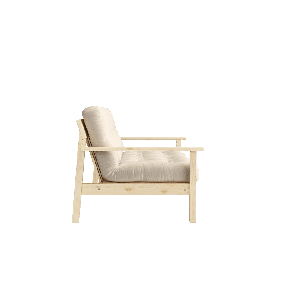 Karup Design UNWIND KLARLACKIERT MIT 5-SCHICHT-MISCHMATRATZE BEIGE