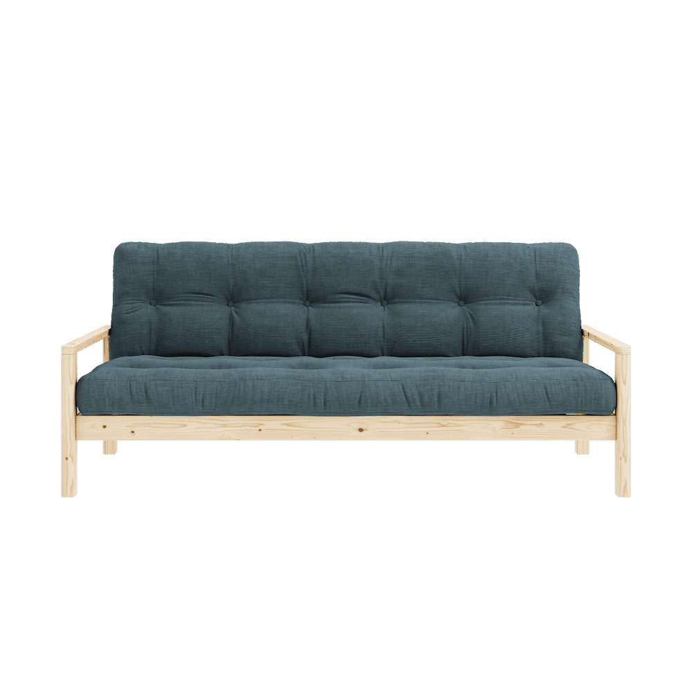 Designer BOUTON CLAIR LAQUÉ W. MATELAS MIXTE 5 COUCHES BLEU PÂLE