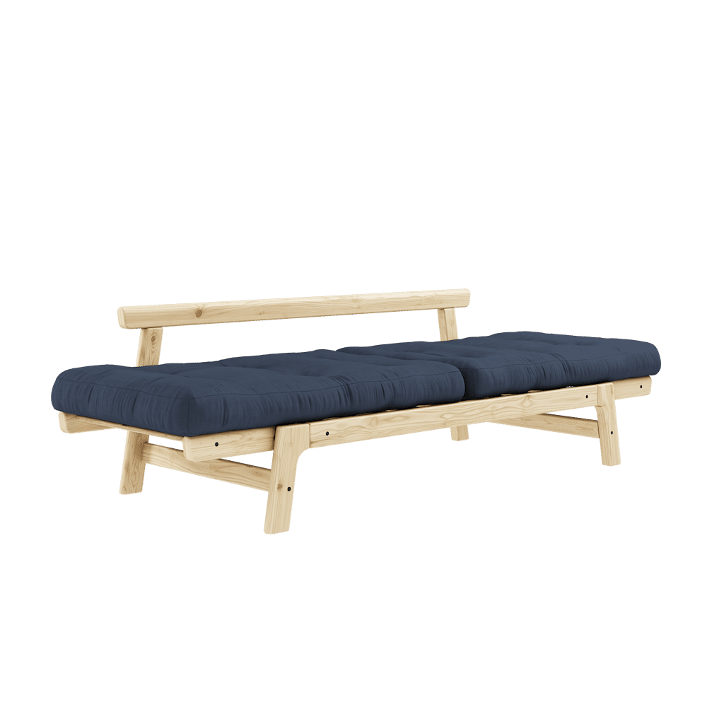 Karup Design STEP CLEAR LACQUERED W. STEP MATTRESSES NAVY