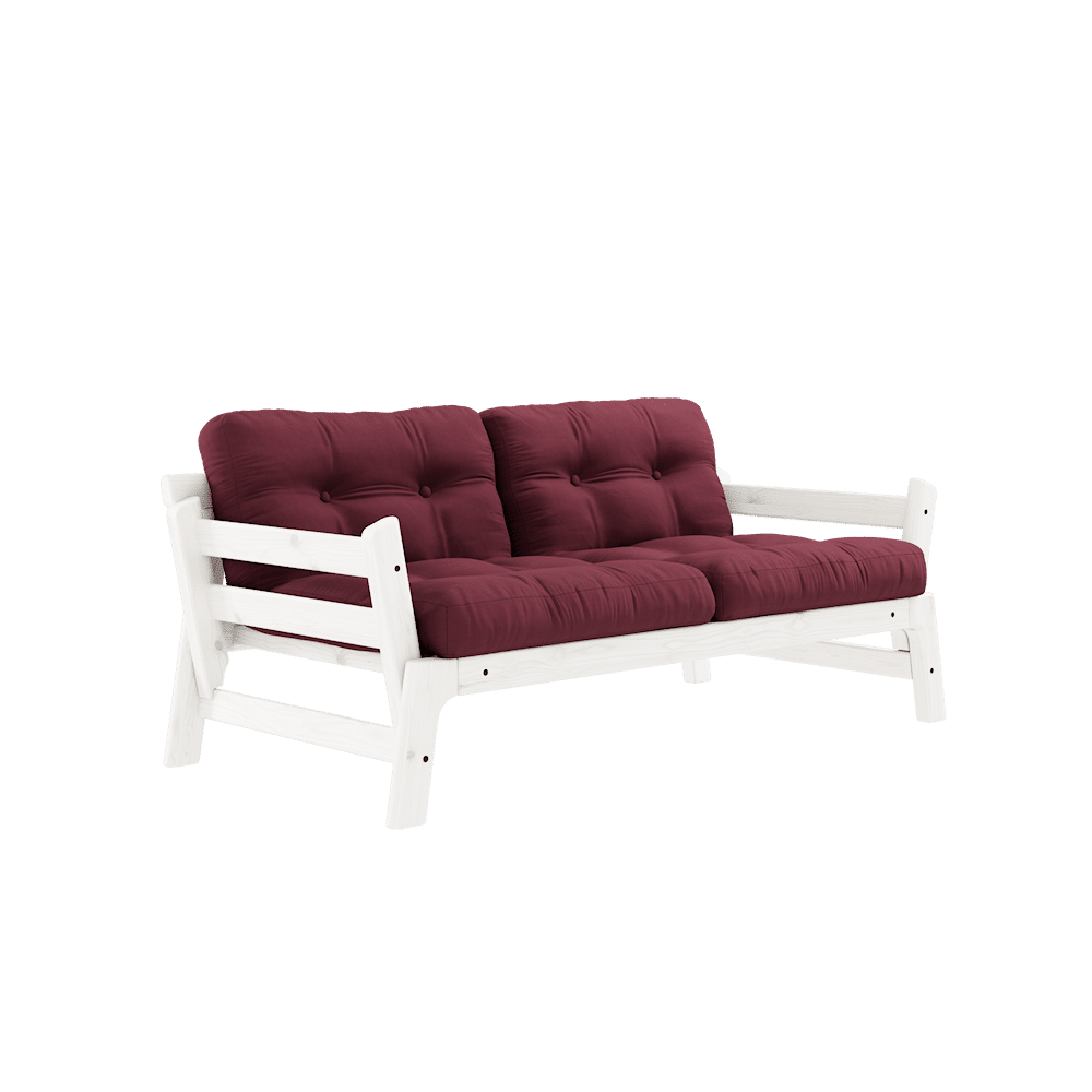 Karup Design STEP WEISS LACKIERT MIT STEP MATRATZEN BORDEAUX