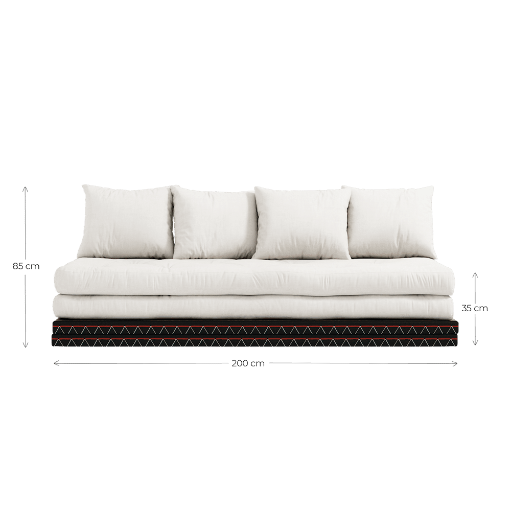 Karup Design CHICO NATURAL W. 2 TATAMI 80 X 200 W. 2 CHICO MATTRESS SET NATURAL