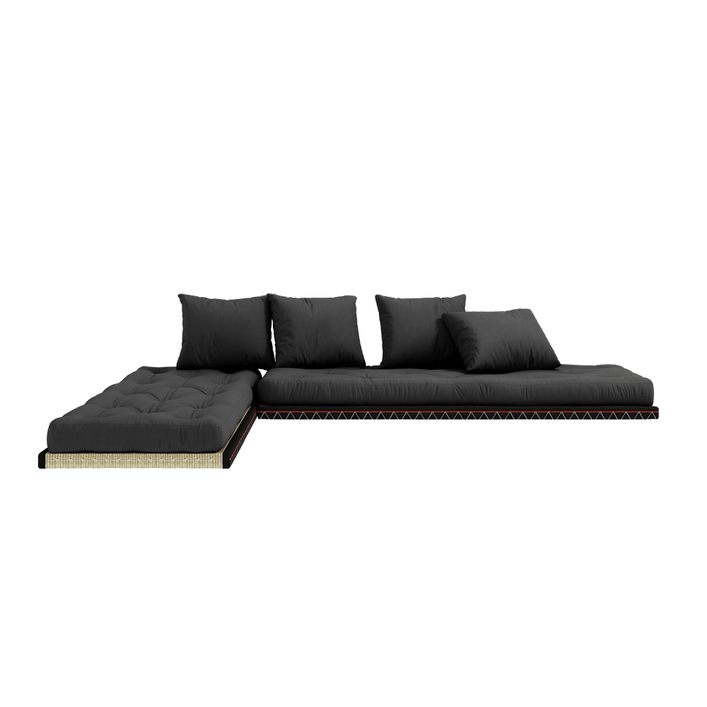 Karup Design CHICO DUNKELGRAU W. 2 MONATE 80X200 W. 2 CHICO MATRATZE SET DUNKELGRAU