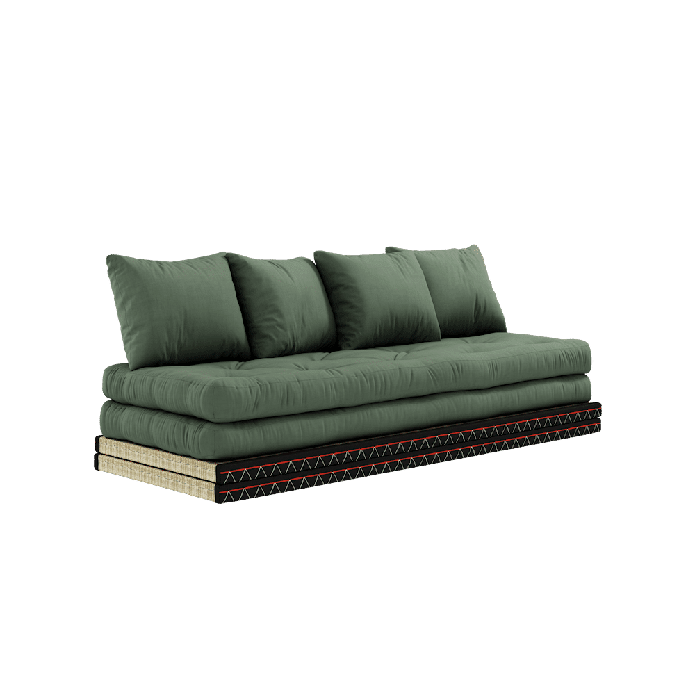 Karup Design CHICO OLIVE GRÜN W. 2 MONATE 80X200 W. 2 CHICO MATRATZE SETZEN OLIVENGRÜN