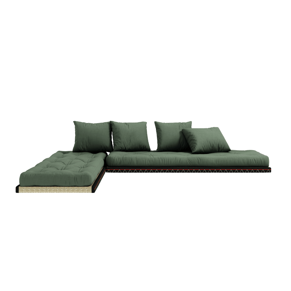 Karup Design CHICO OLIVE GRÜN W. 2 MONATE 80X200 W. 2 CHICO MATRATZE SETZEN OLIVENGRÜN