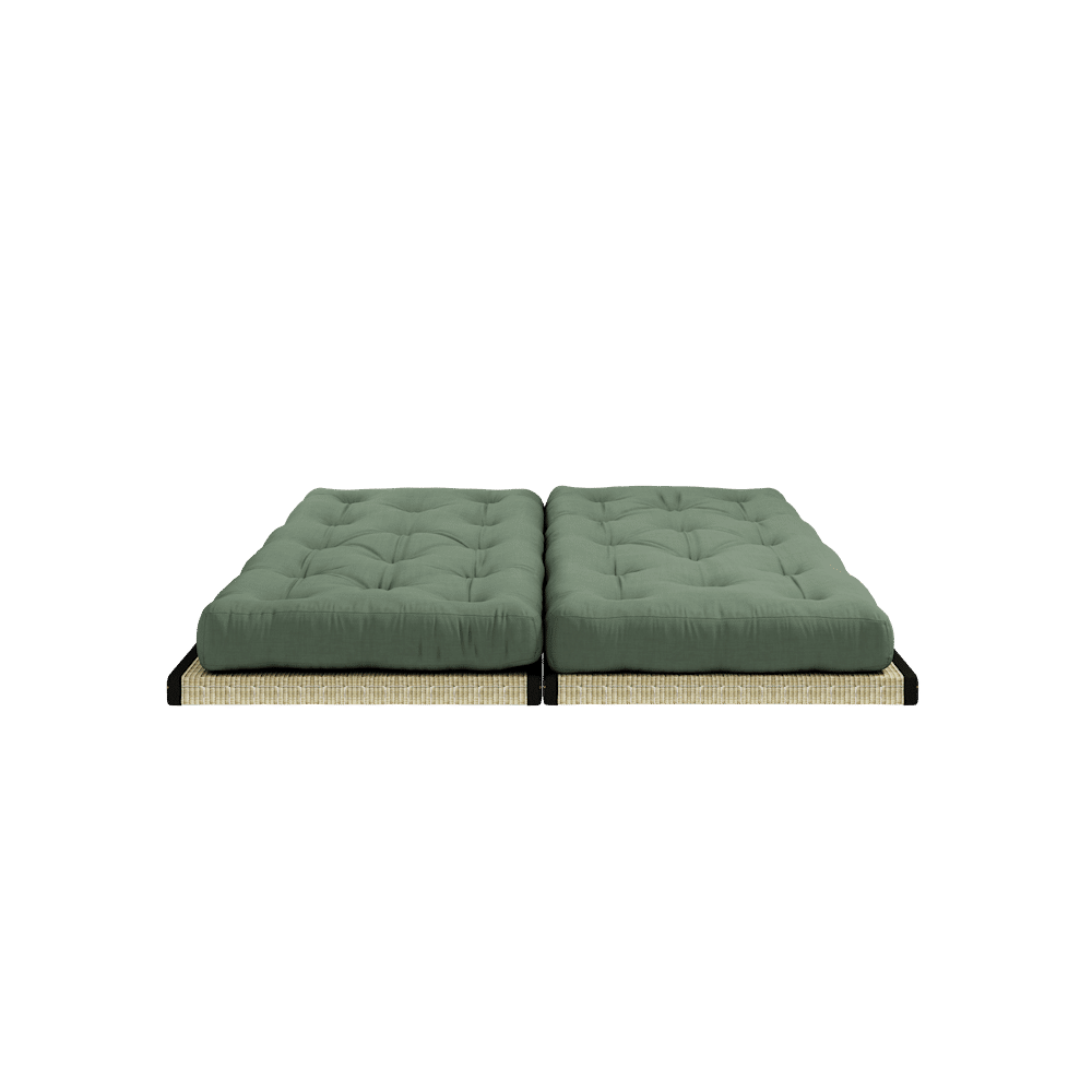 Karup Design CHICO OLIVE GRÜN W. 2 MONATE 80X200 W. 2 CHICO MATRATZE SETZEN OLIVENGRÜN