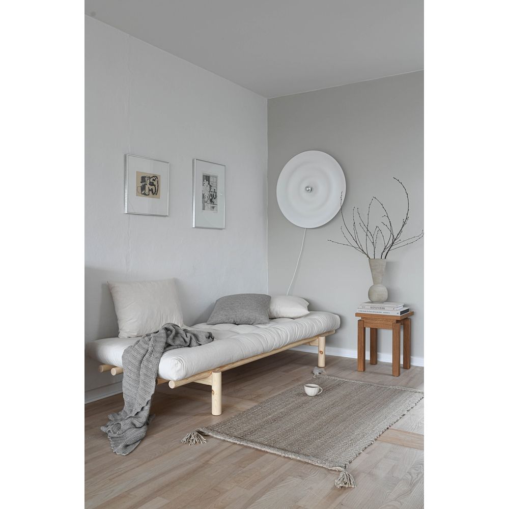 Karup Design PACE DAYBED KLARLACKIERT MIT 4-SCHICHT-MISCHMATRATZE DUNKELGRAU