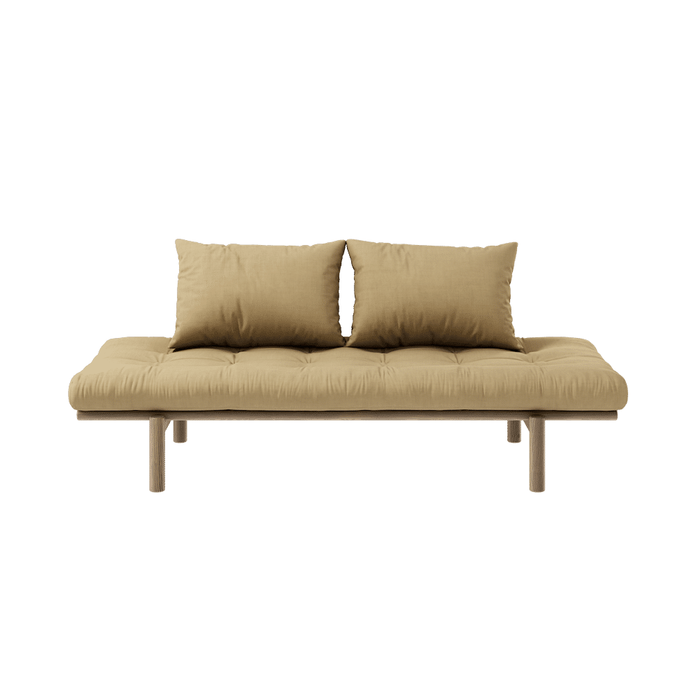 Karup Design PACE DAYBED JOHANNISBEIGE LACKIERT MIT 4-SCHICHT-MISCHMATRATZE WEIZENBEIGE