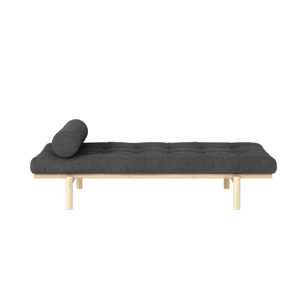 Karup Design NEXT DAYBED KLARLACKIERT MIT 4-LAGIGER MISCHMATRATZE ANTHRAZIT