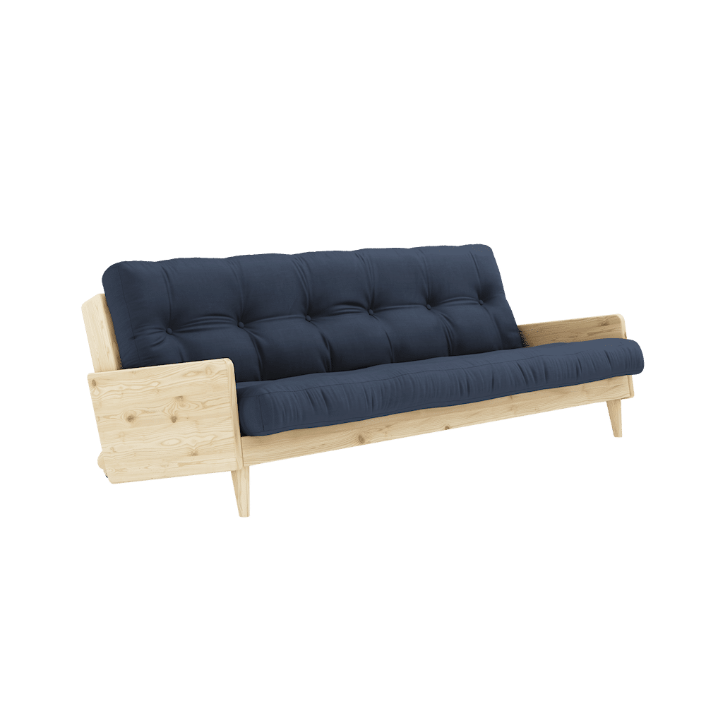 Karup Design INDIE CLAIR LAQUÉ W. MATELAS MIXTE 5 COUCHES MARINE