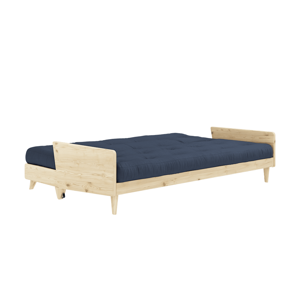 Karup Design INDIE CLAIR LAQUÉ W. MATELAS MIXTE 5 COUCHES MARINE