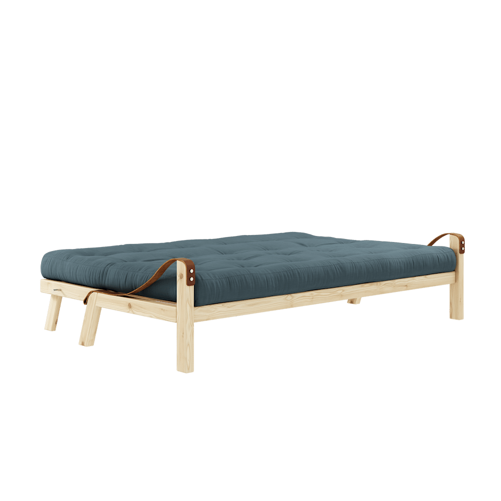 Karup Design POÉSIE CLAIR LAQUÉ W. MATELAS MIXTE 5 COUCHES BLEU Pétrole