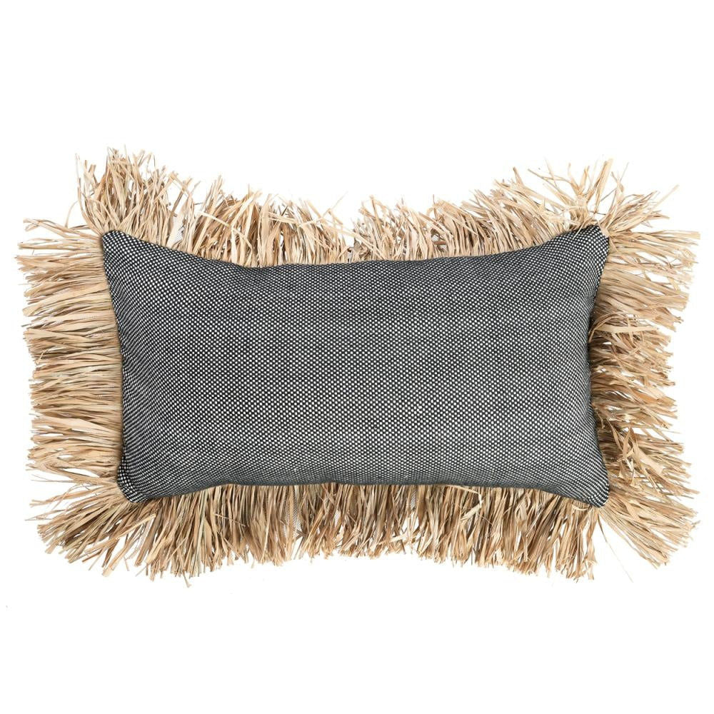 Housse de Coussin en Coton Bazar Bizar De Bonita - Noir Naturel - 30x50