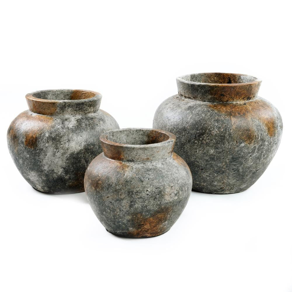 Vase Bazar Bizar De Funky-Gris Antique-S