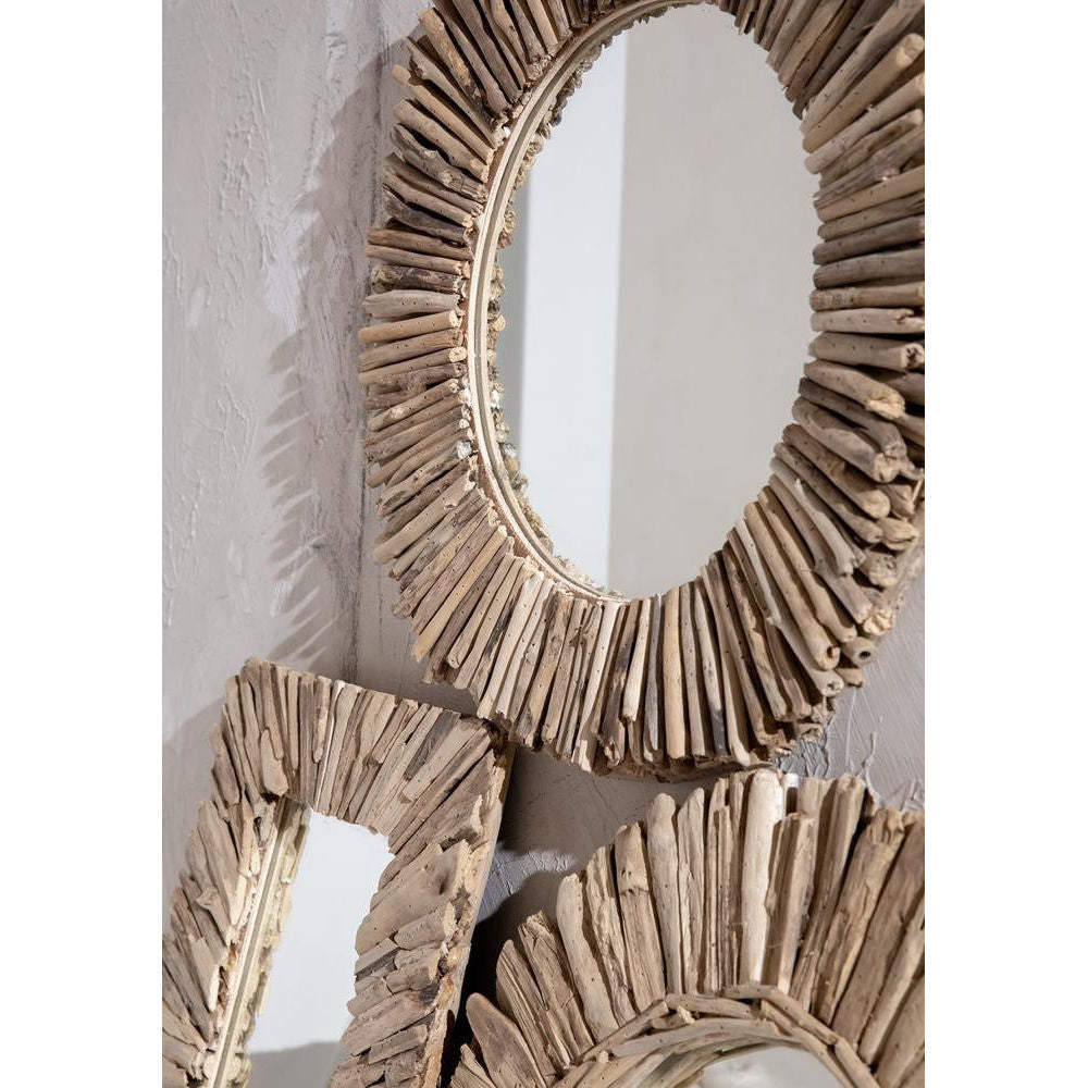 Bazar Bizarre Miroir encadré Drijfwood-Naturel-M