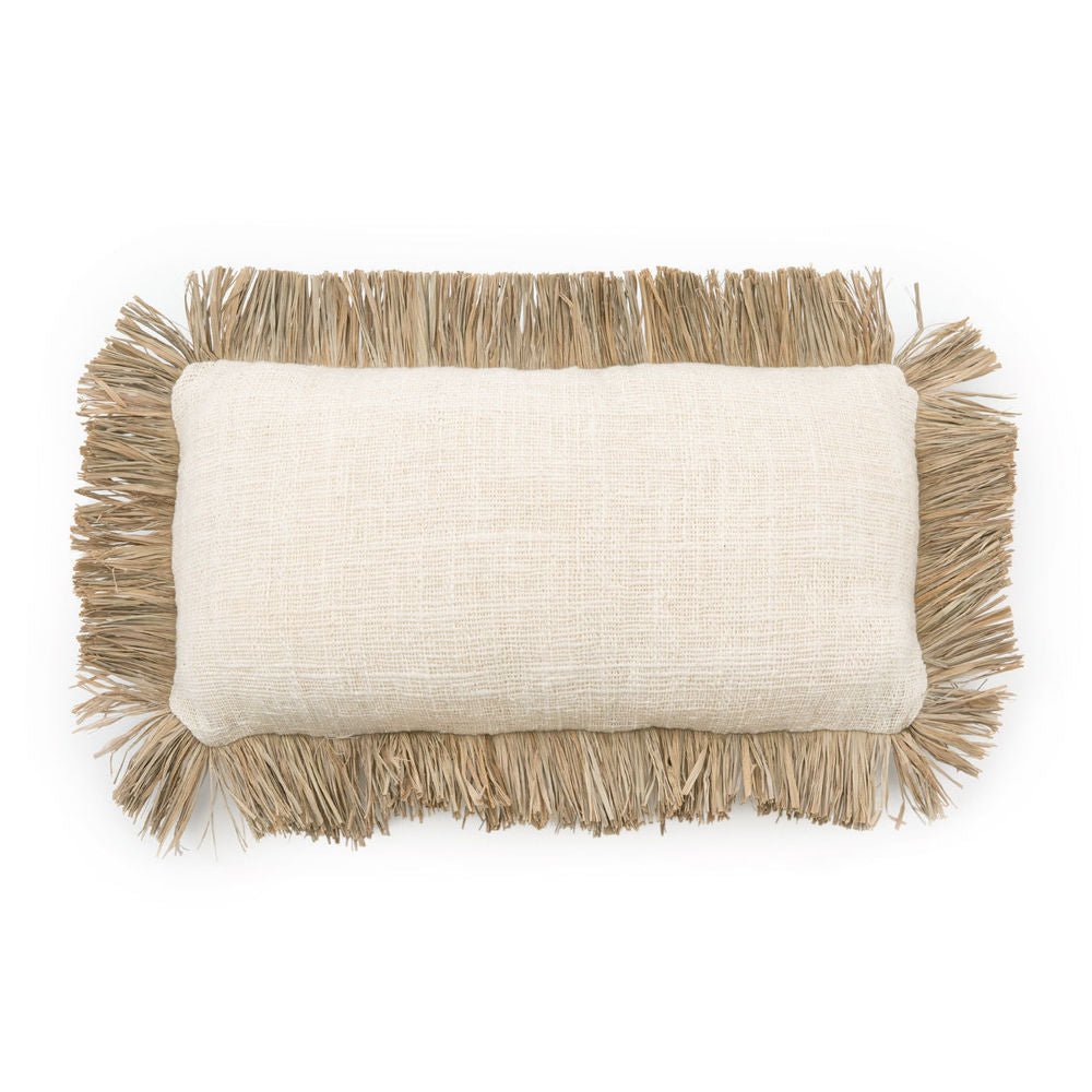 Bazar Bizar De Saint Tropez Kussenhoes - Wit Naturel - 30x50