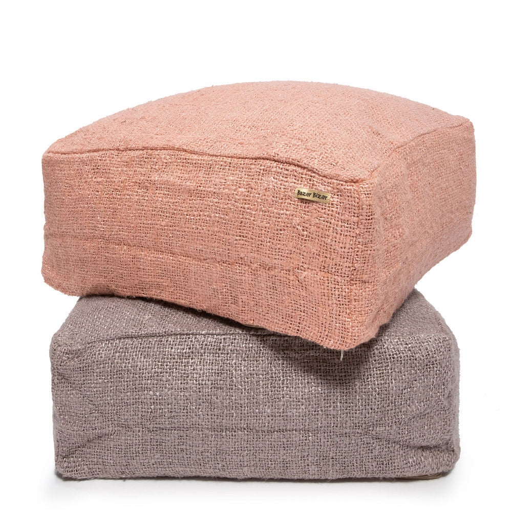 Bazar Bizar The Oh My Gee Pouffe - Salmon Pink