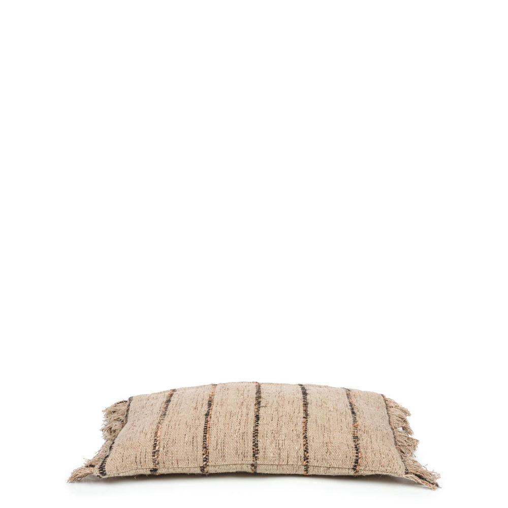 Bazar Bizar Housse de Coussin De Oh My Gee - Beige Noir - 30x50