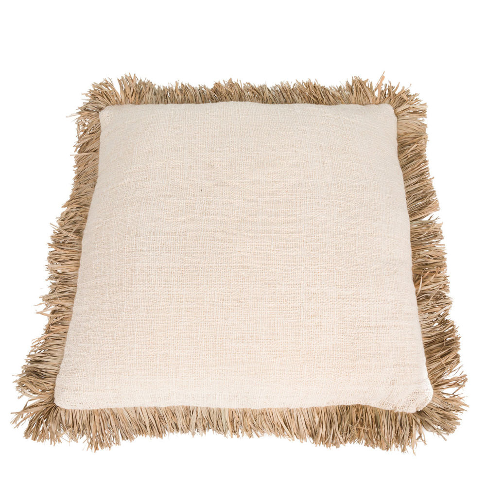 Bazar Bizar De Saint Tropez Kussenhoes - Wit Naturel - 60x60