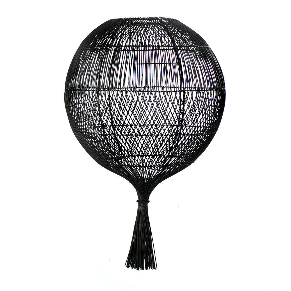 Bazar Bizar The Wonton Floor Lamp-Lámpara colgante-Negro