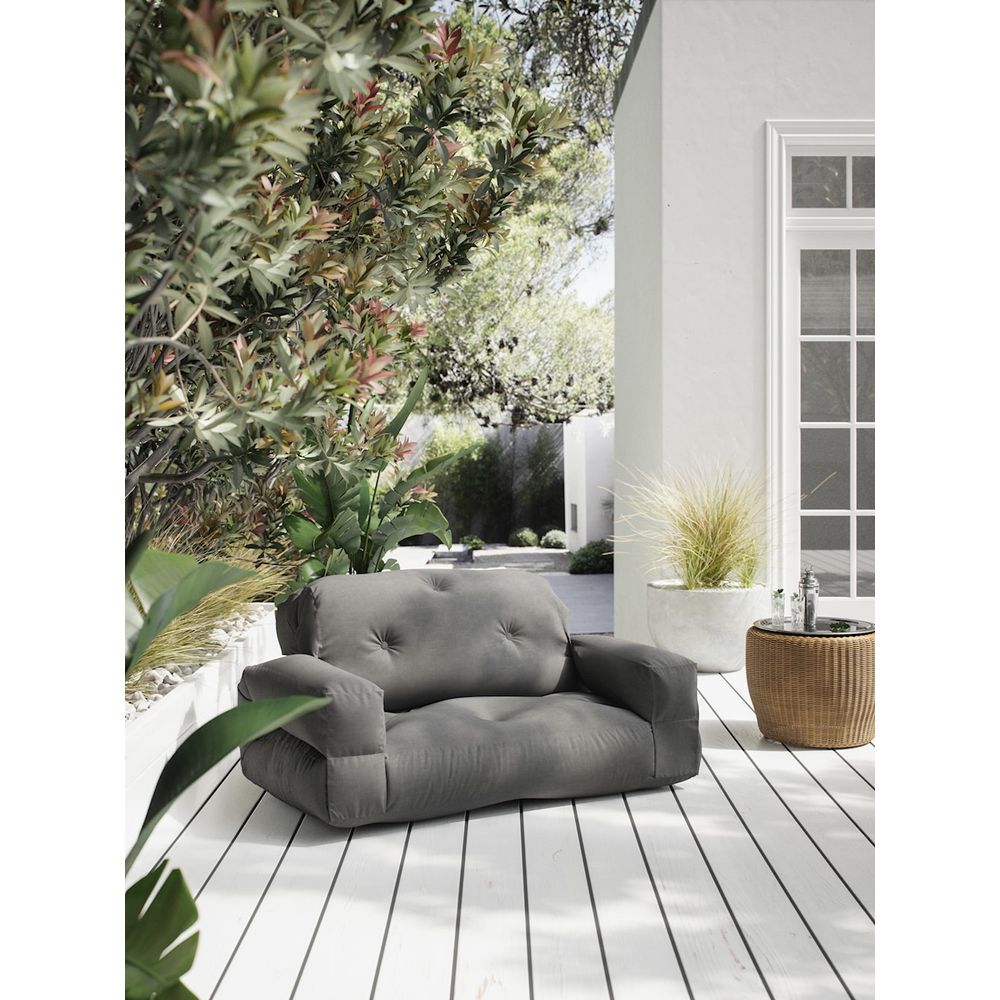 HIPPO SOFA OUTDOOR GRIS OSCURO