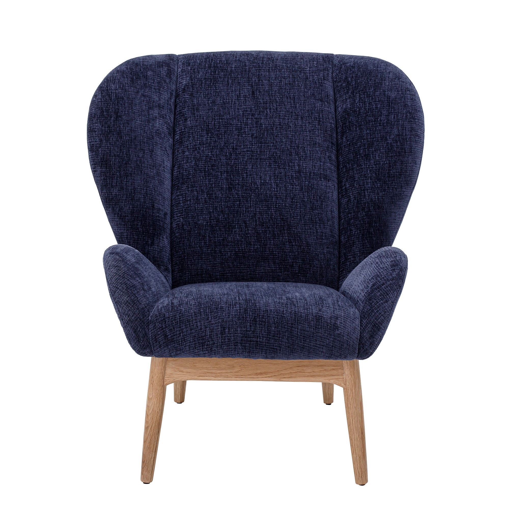 Bloomingville Fauteuil Eave, Bleu, Polyester