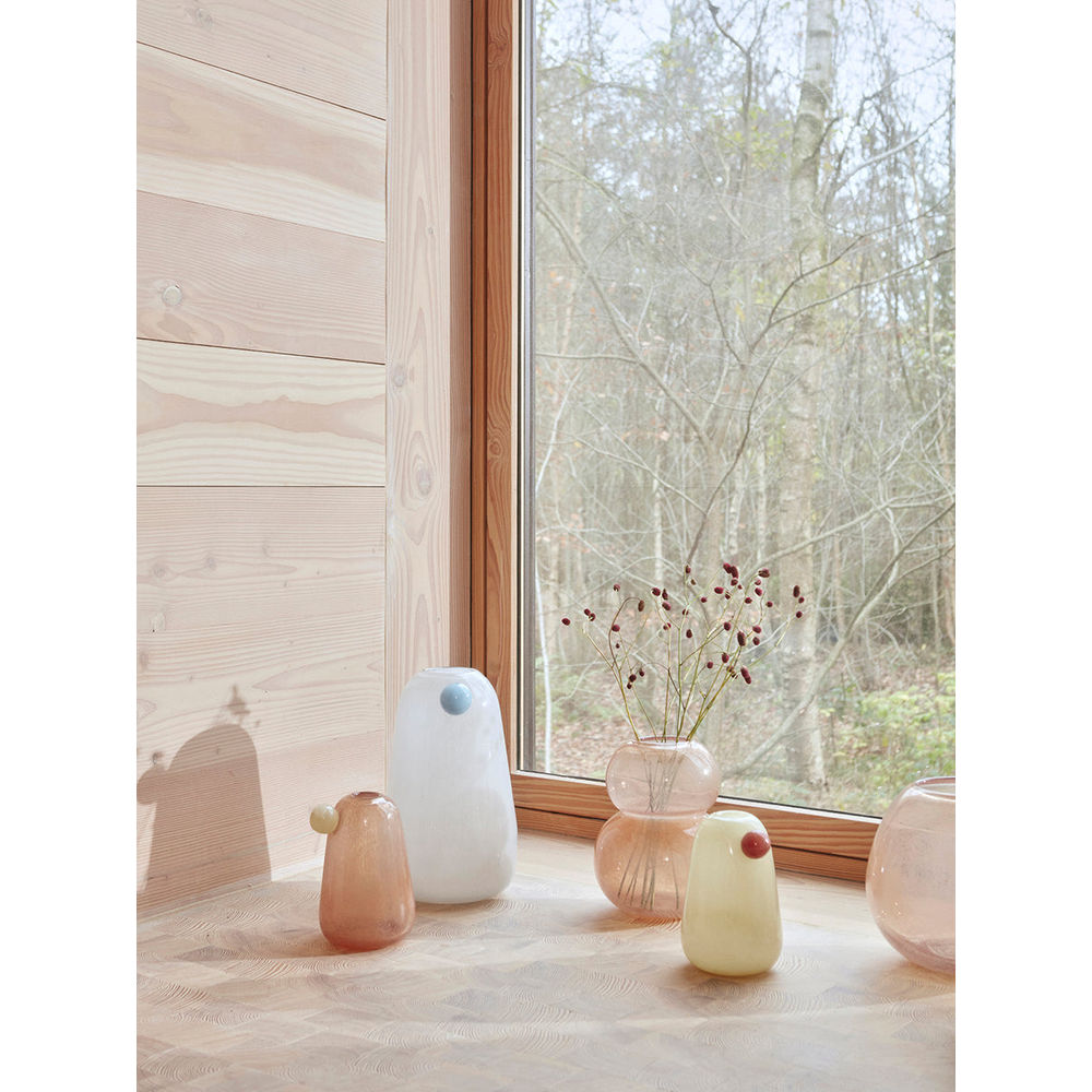 OYOY LIVING Vase Lasi-clai- Taupe