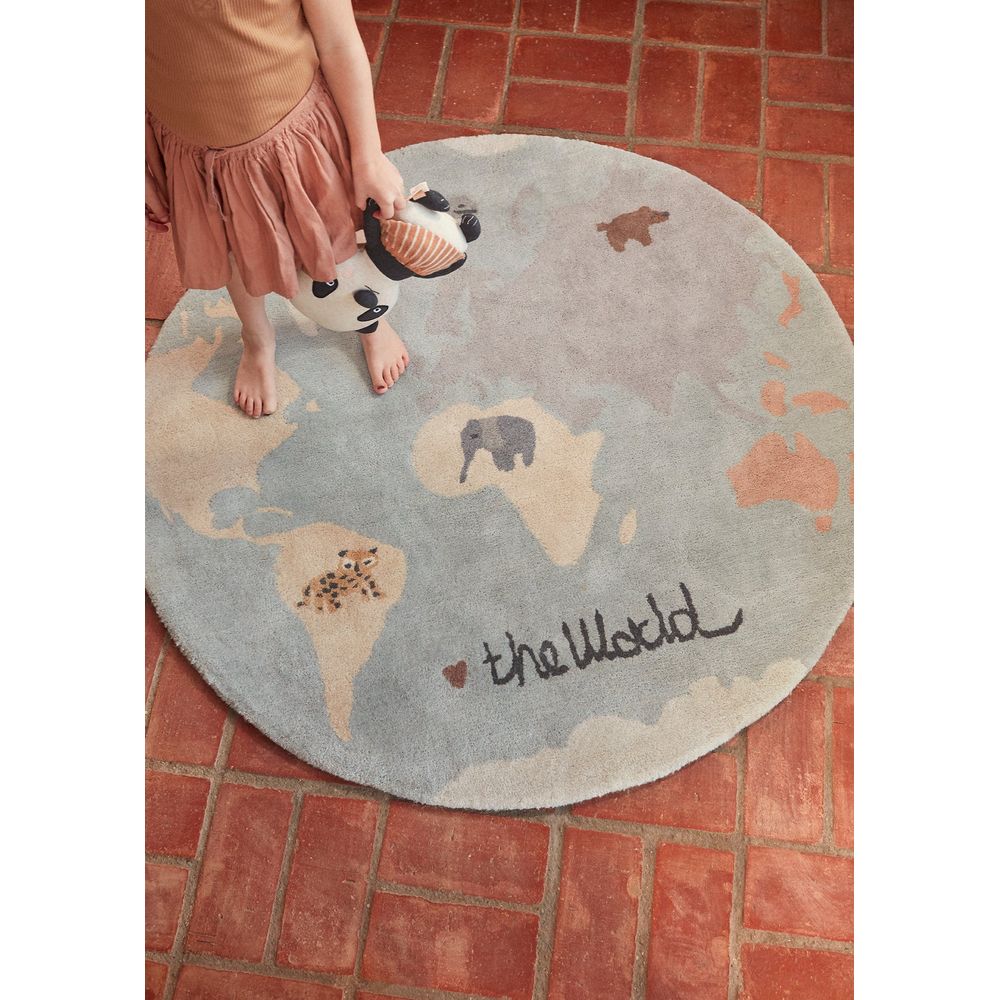 OYOY MINI Le monde tapis rembourré-Multi