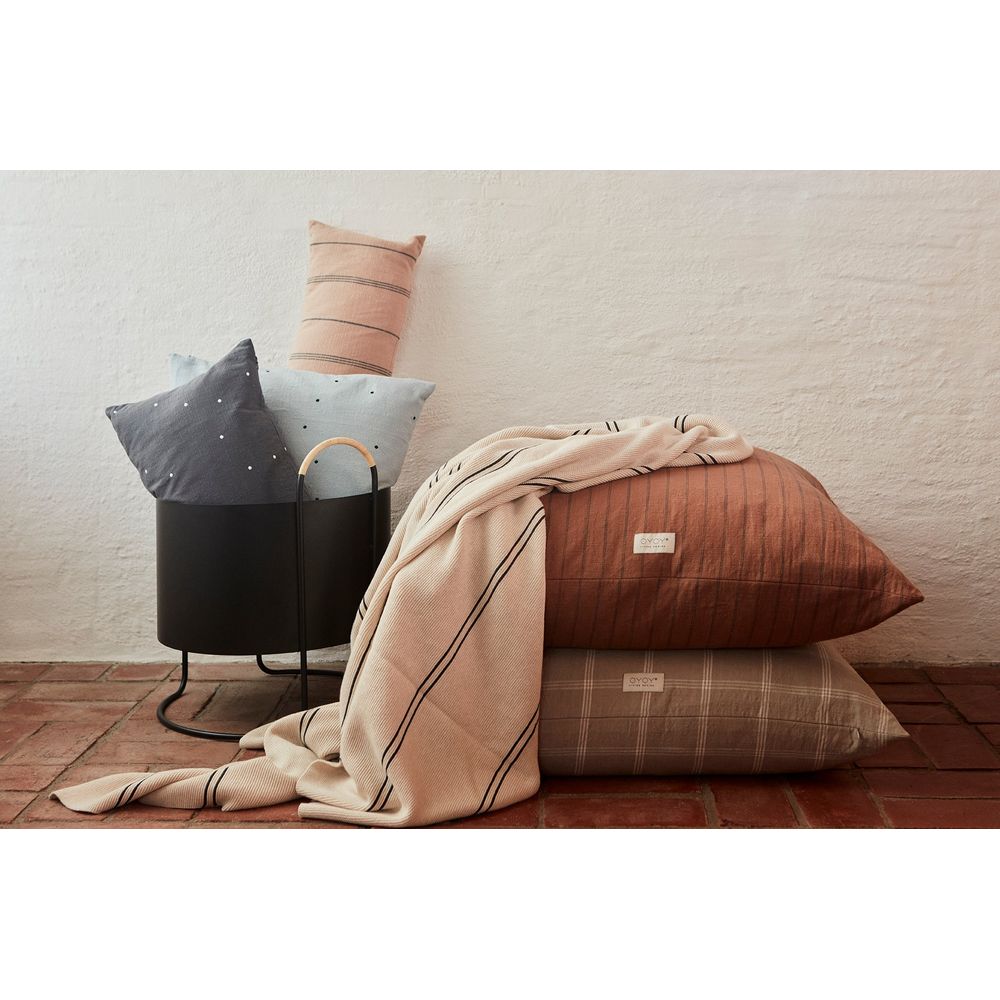 OYOY LIVING Blanket Rivi Living - Off white/schwarz