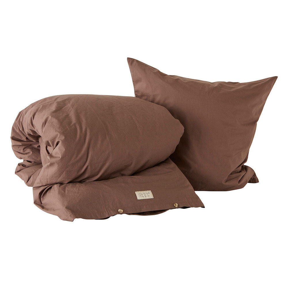 Ropa de cama OYOY LIVING Nuku - Adulto Extra - Choko