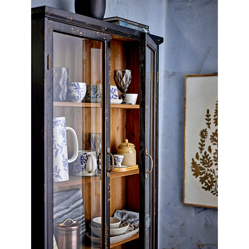 Creative Collection Armoire Hazem, noir, bois de tilleul