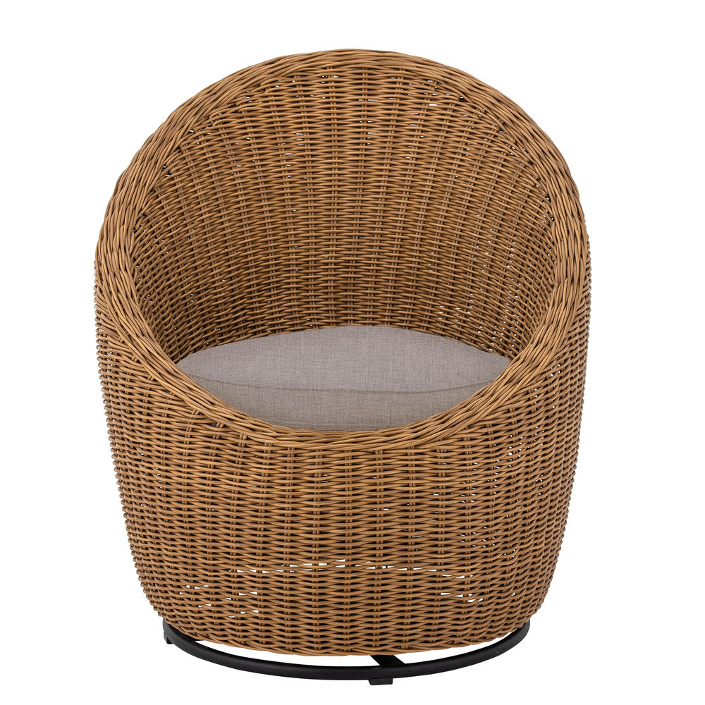 Bloomingville Fauteuil Roccas, Marron, Polyrattan