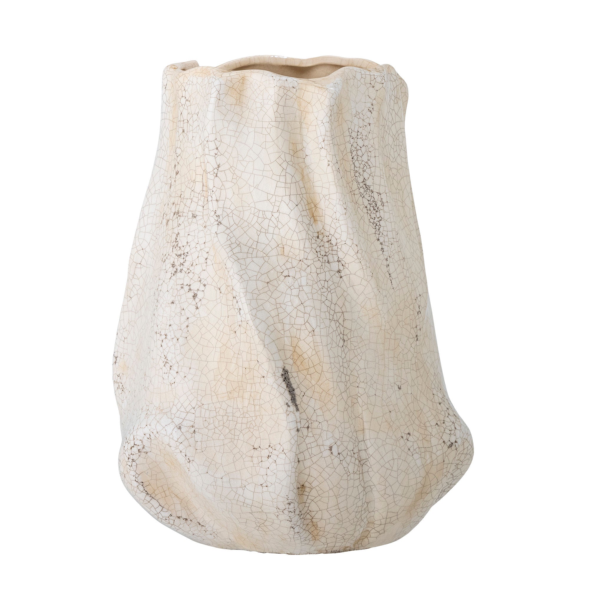 Kreative Sammlung Kajsa Deco Vase, Natur, Steinzeug