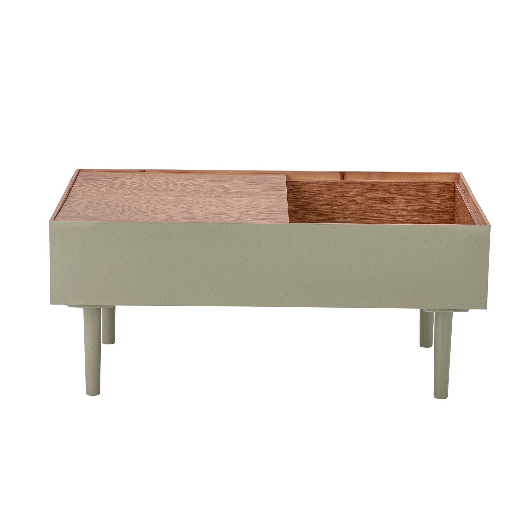 Bloomingville MINI Table d'appoint Favne, Vert, Contreplaqué