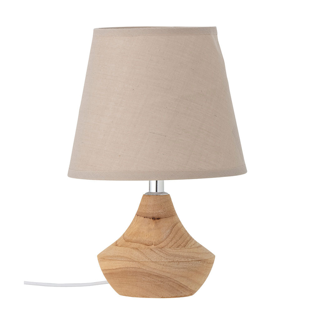 Kreative Kollektion Panola Tisch lampe, Natur, Rubber wood