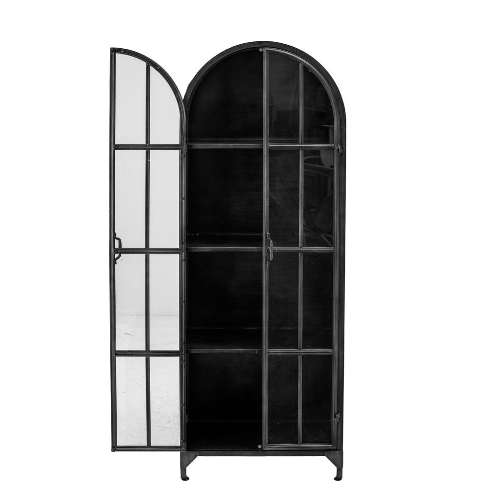 Bloomingville Armoire Papole, Noir, Métal