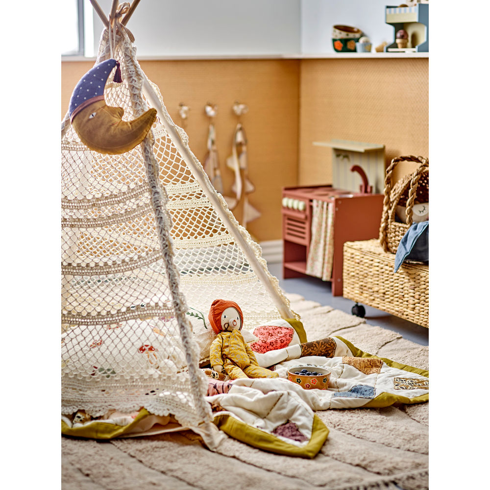 Bloomingville MINI Herle Kinder Tipi, Naturaleza, Algodón