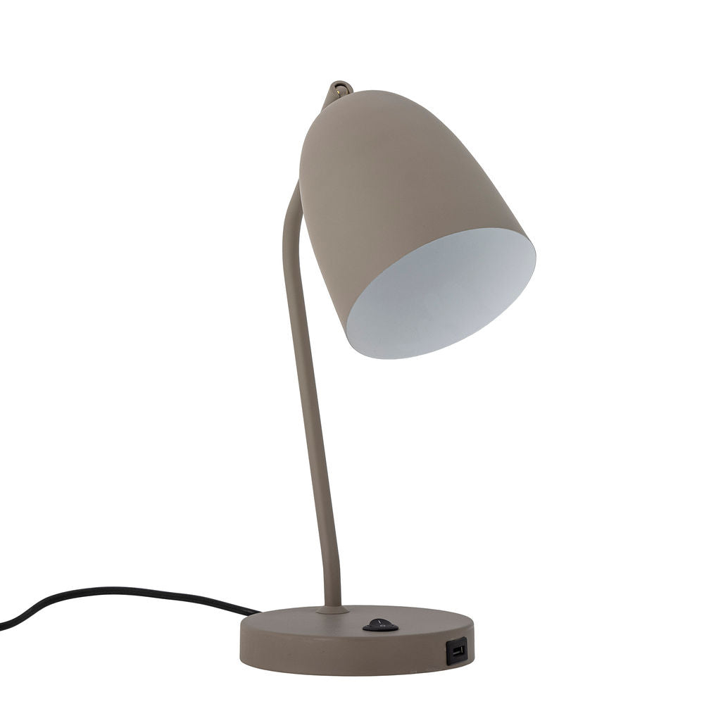 Blooming ville Lemar Tisch lampe, Grau, Metall