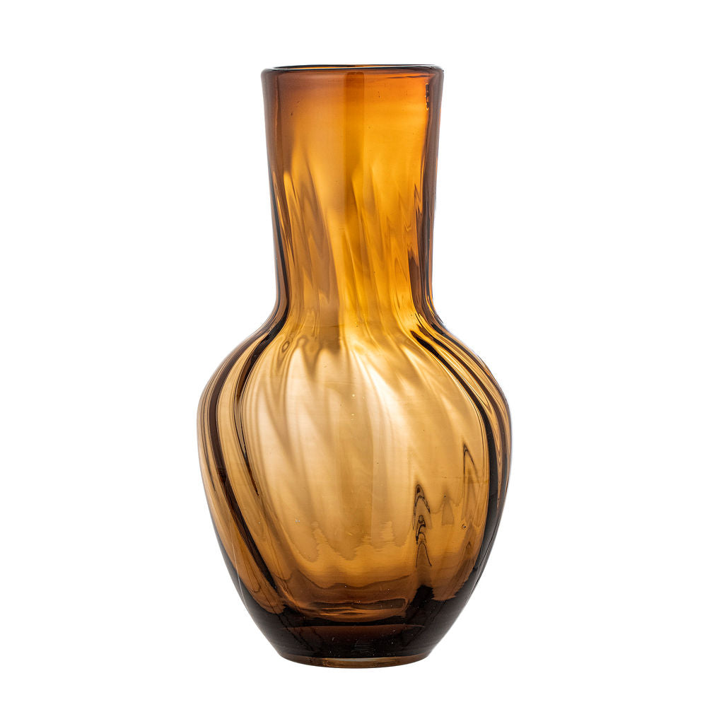 Kreative Sammlung Saiqa Vase, braun, Glas