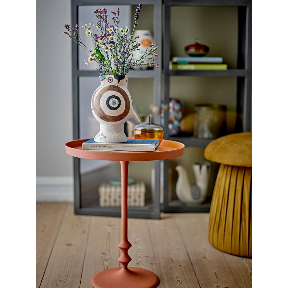 Bloomingville Anjou Table d'appoint, Orange, Aluminium