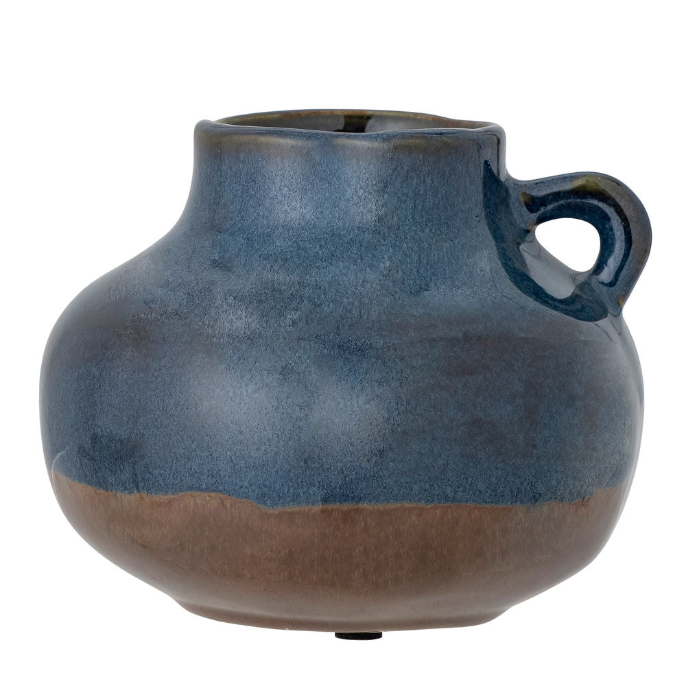 Kreative Sammlung Tully Vase, Blau, Keramik