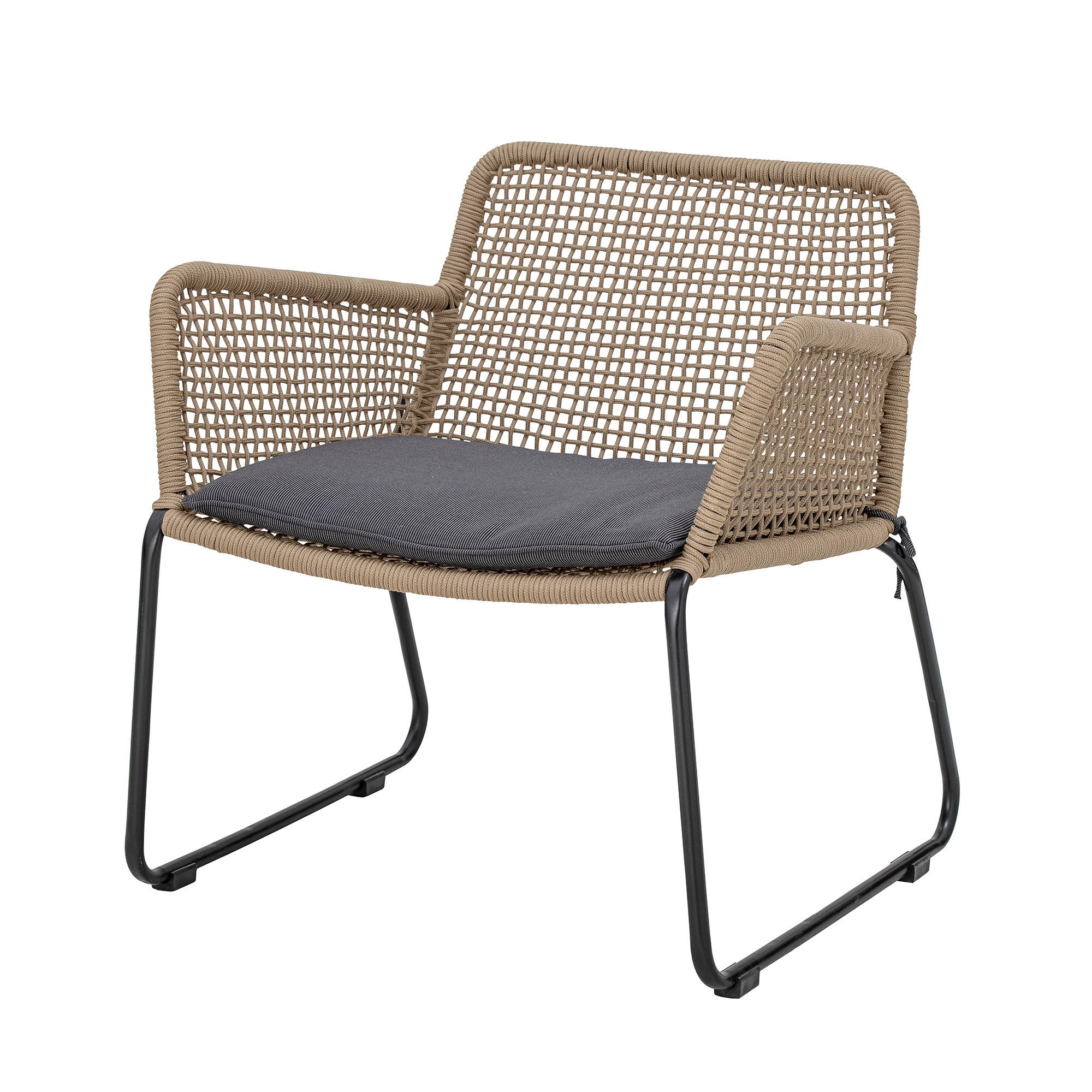 Bloomingville Mundo Chair, Marron, Métal