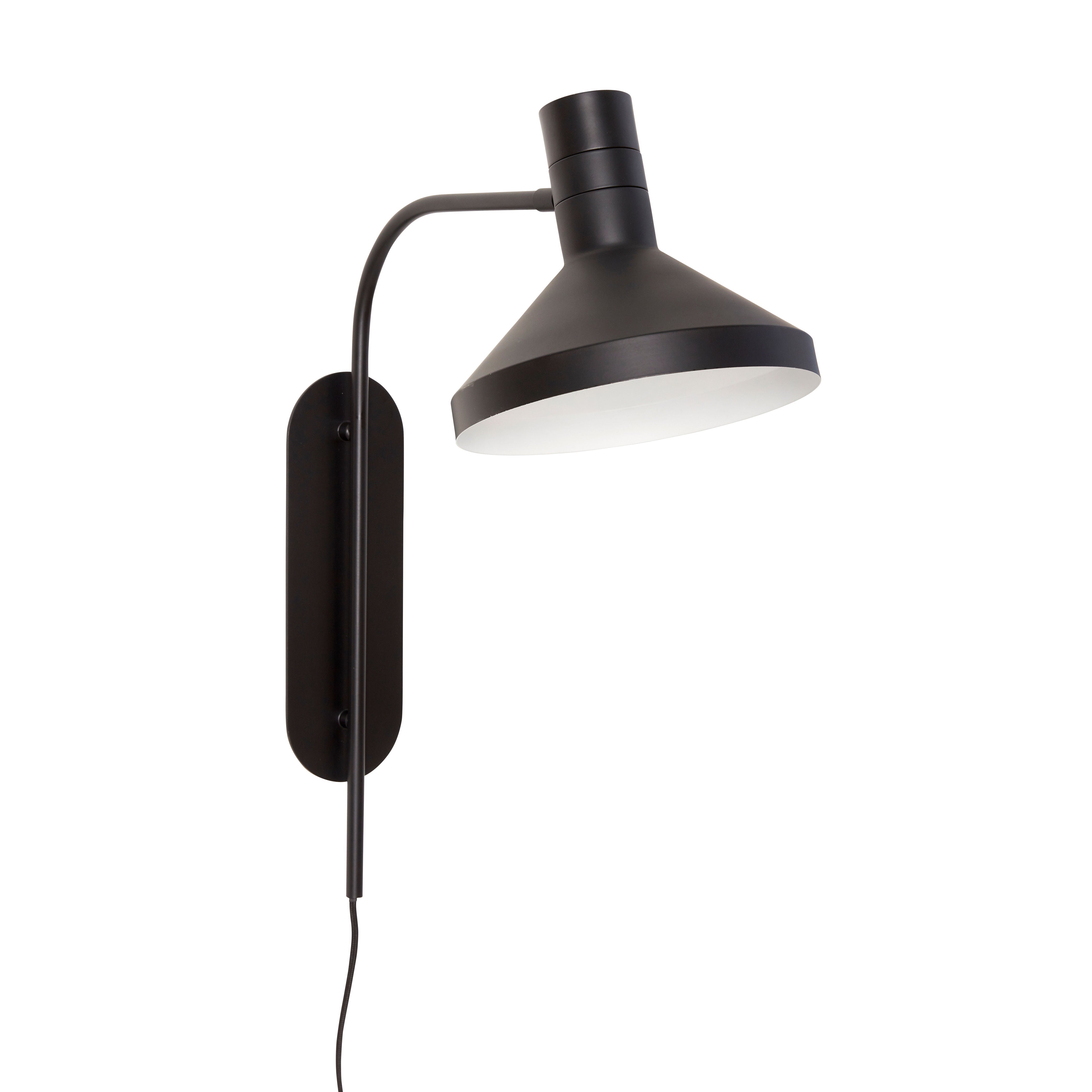 Hübsch Studio Wand lampe Schwarz