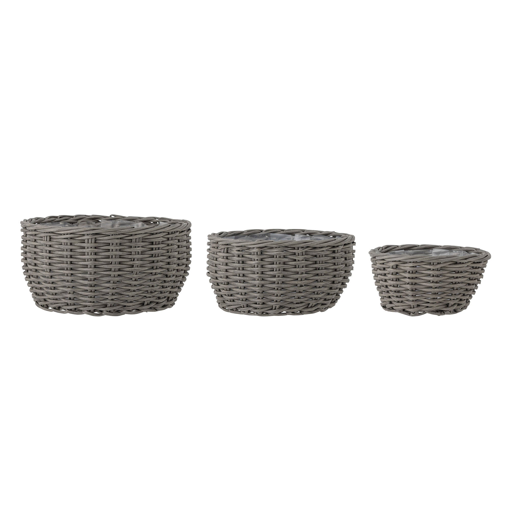 Bloomingville Fioria Maceta, Gris, Polyrattan