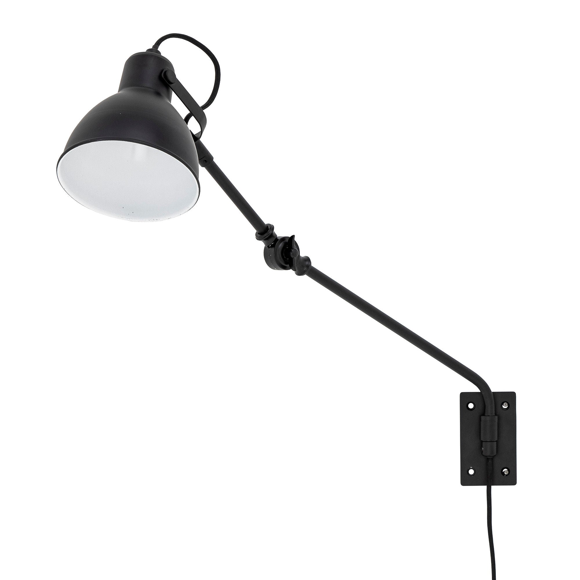 Creative Collection Jili Wand lampe, schwarz, Metall