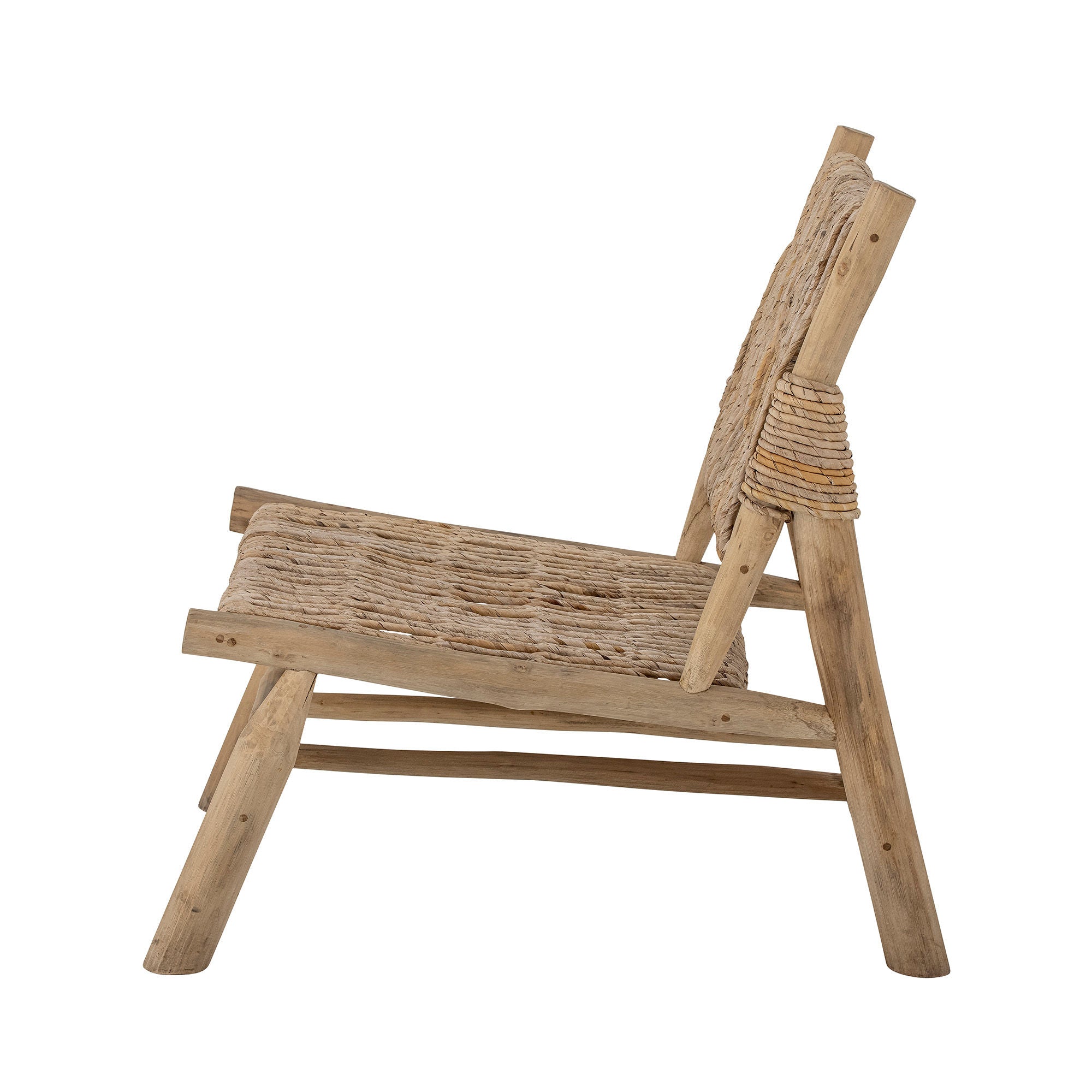 Bloomingville Chaise Ruthy, Naturel, Bois de teck