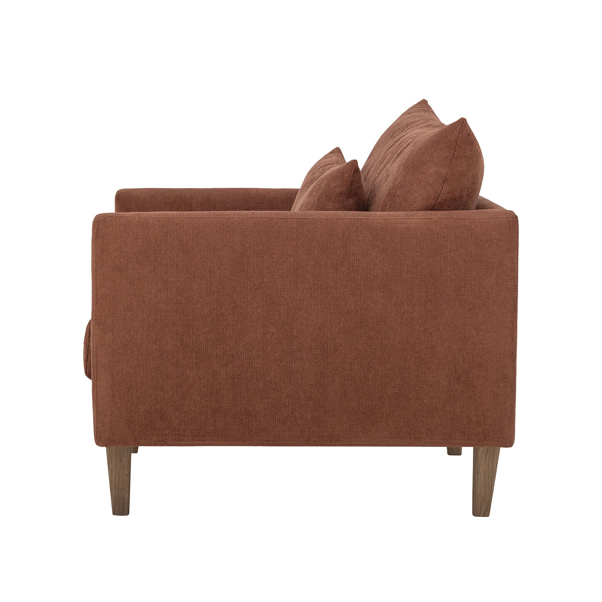 Creative Collection Fauteuil Thess, Marron, FSC®Mélanger, retrouver Poly